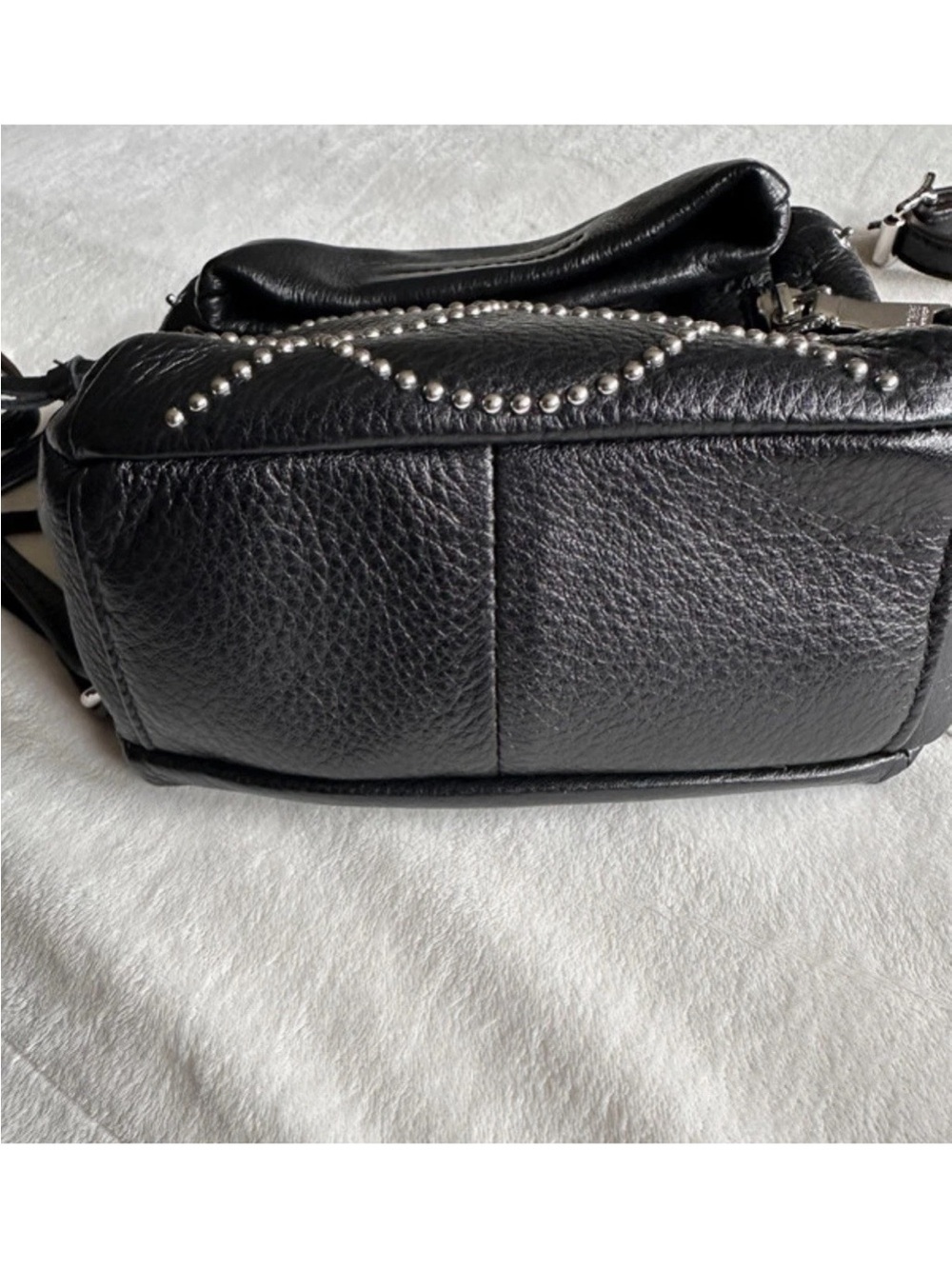 Amy Kestenberg Black Moroccan Studded Leather Mini Backpack - Picture 4 of 14